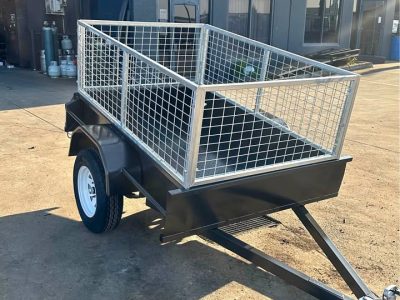 TrailerLink Cage Trailer 6x4 Trailer Garden Trailer Firewood Trailer Tandam Trailer